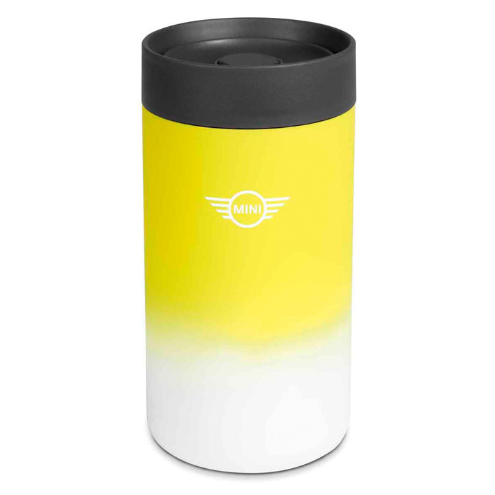 MINI Travel Mug Gradient Yellow/Grey